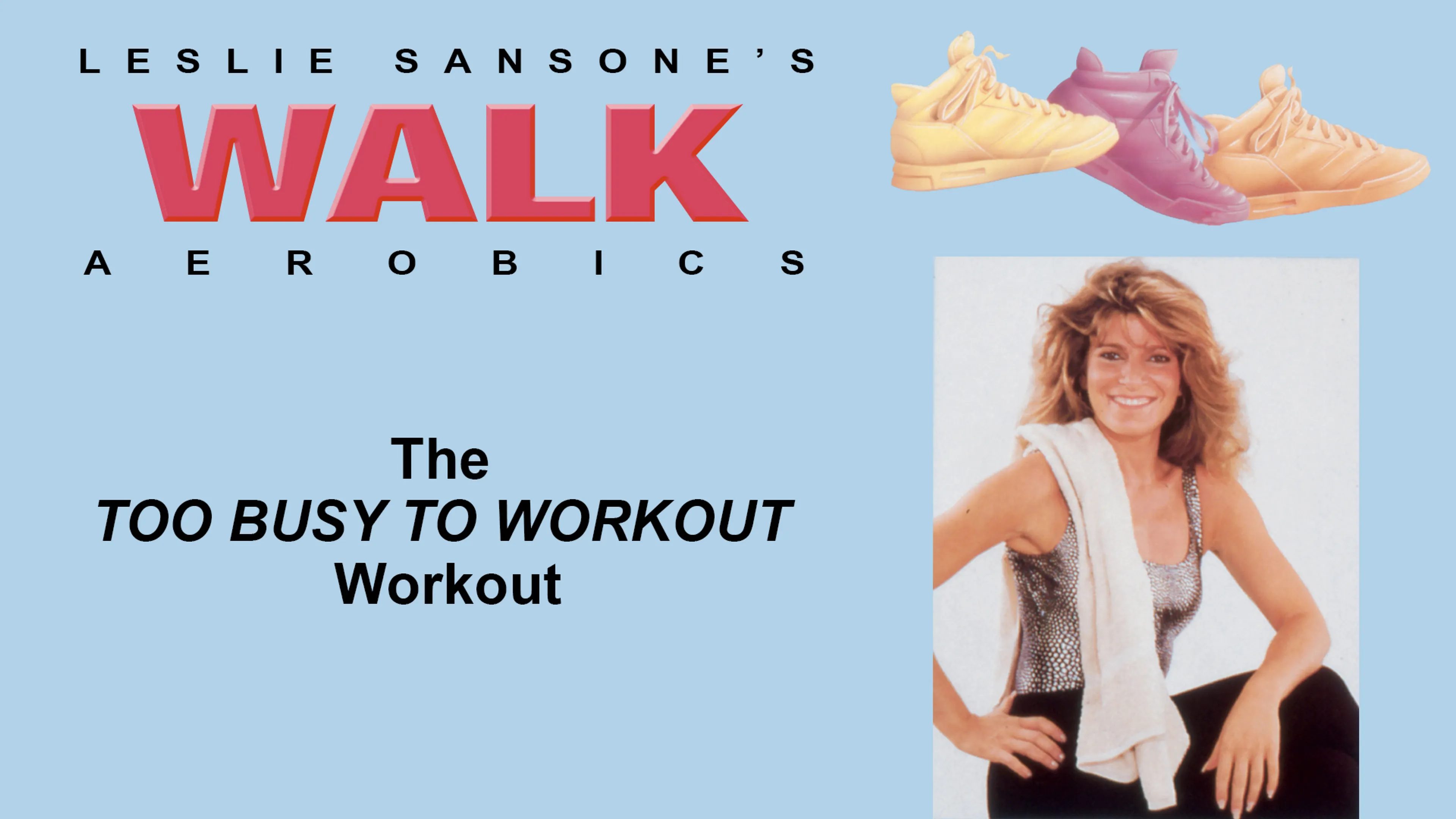 Leslie Sansone's Walk Aerobics: The Too Busy to Workout Workout poster